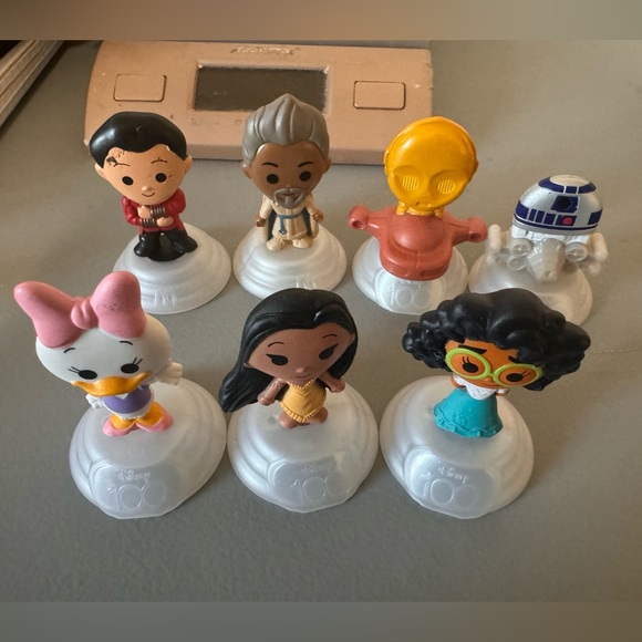 McDonald's Other - 2023 Disney 100th Anniversary McDonalds Happy Meal Toys - Lot Of 7